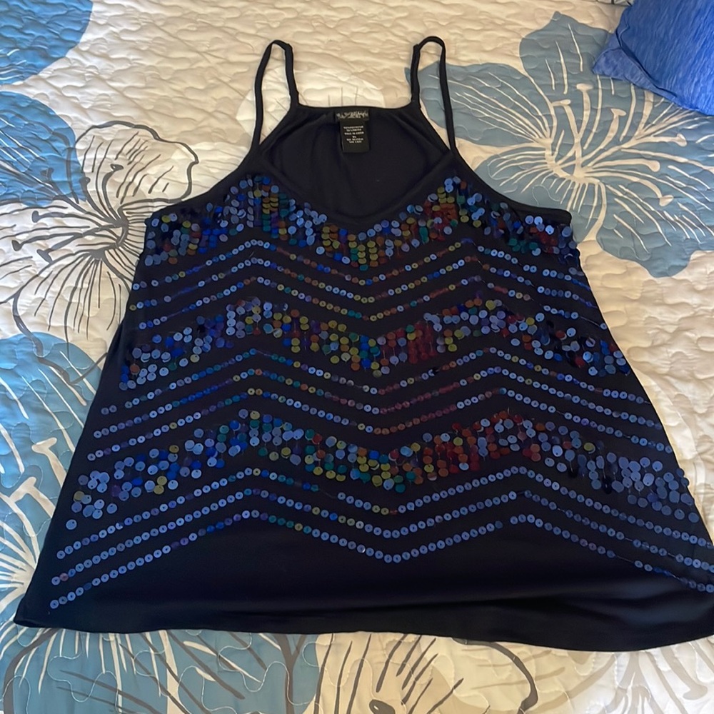 Sequin tank top